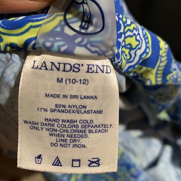 Land’s End paisley swim skirt - Picture 3 of 3